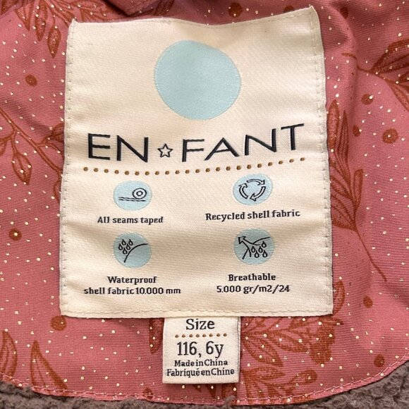 Gorgeous and warm kids winter coat with ruffles - sz 6 - Picture 5 of 10